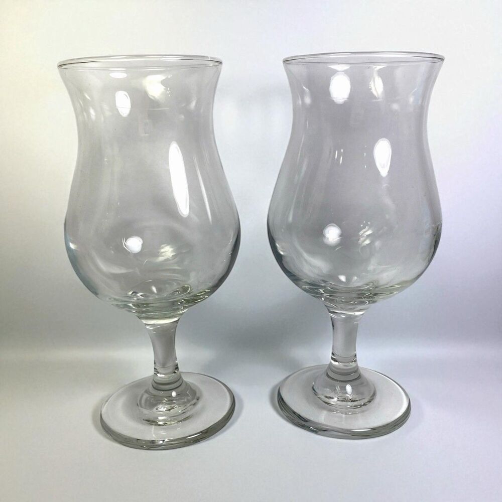 Libbey Glass Royale Poco Grande Clear Wine Glasses 10.5 oz Set Of 2
